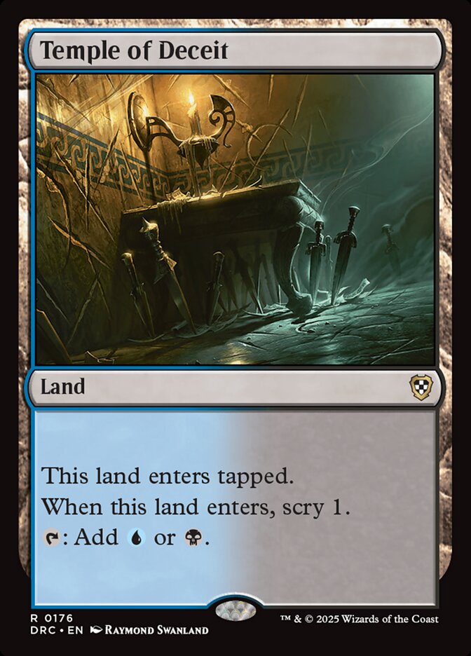 Templo do Engano / Temple of Deceit - Magic: The Gathering - MoxLand
