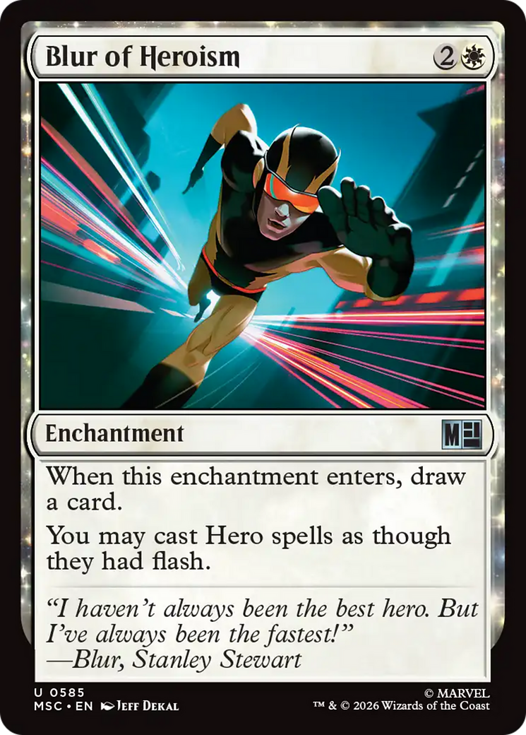 Blur of Heroism - Magic: The Gathering - MoxLand