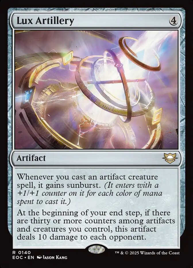 Artilharia de Lux / Lux Artillery - Magic: The Gathering - MoxLand