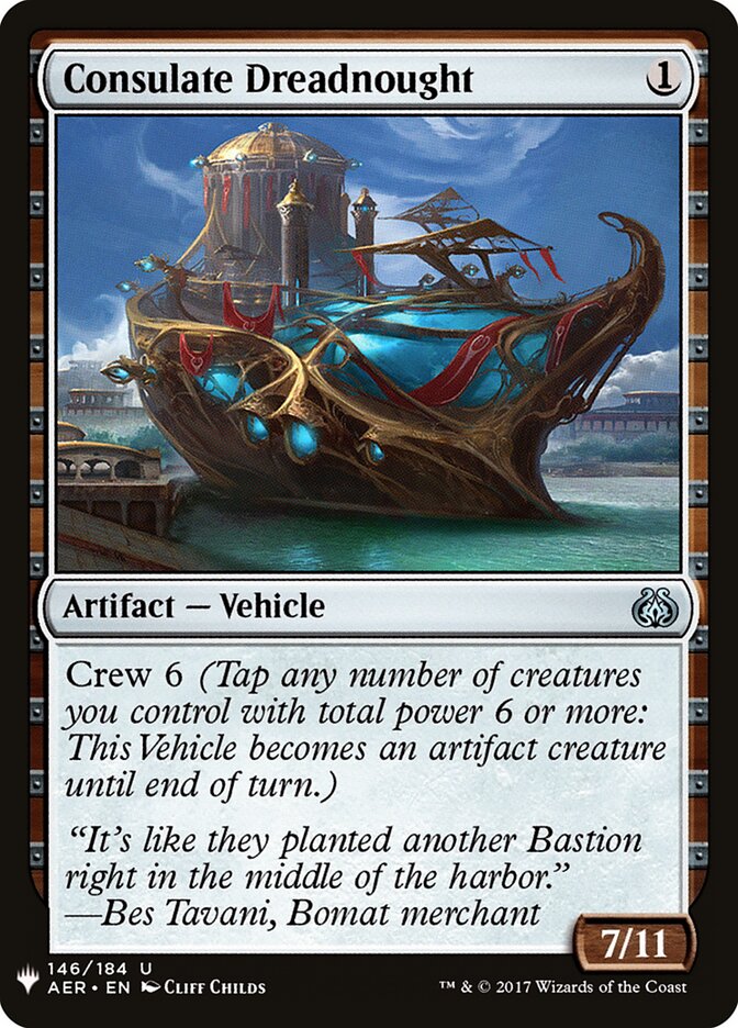 Encouraçado do Consulado / Consulate Dreadnought - Magic: The Gathering - MoxLand
