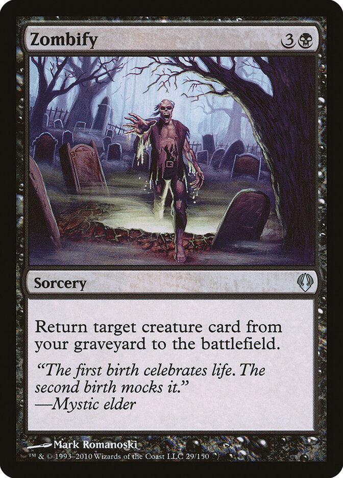 Zumbificar / Zombify - Magic: The Gathering - MoxLand
