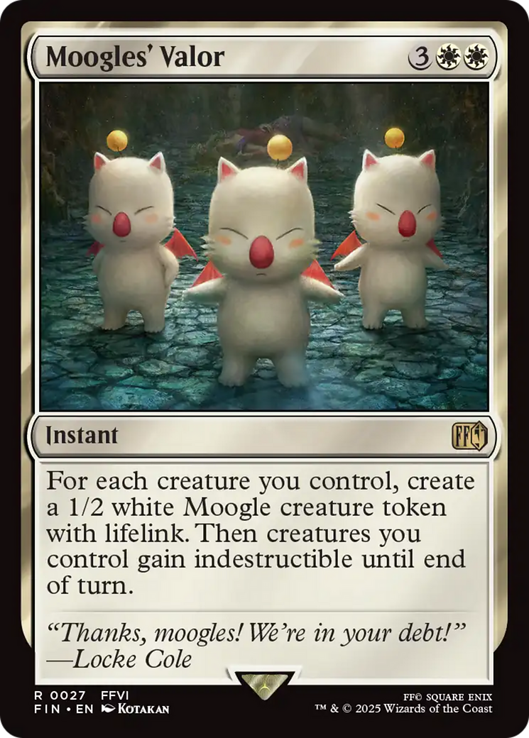 A Batalha dos Moogles / Moogles' Valor - Magic: The Gathering - MoxLand