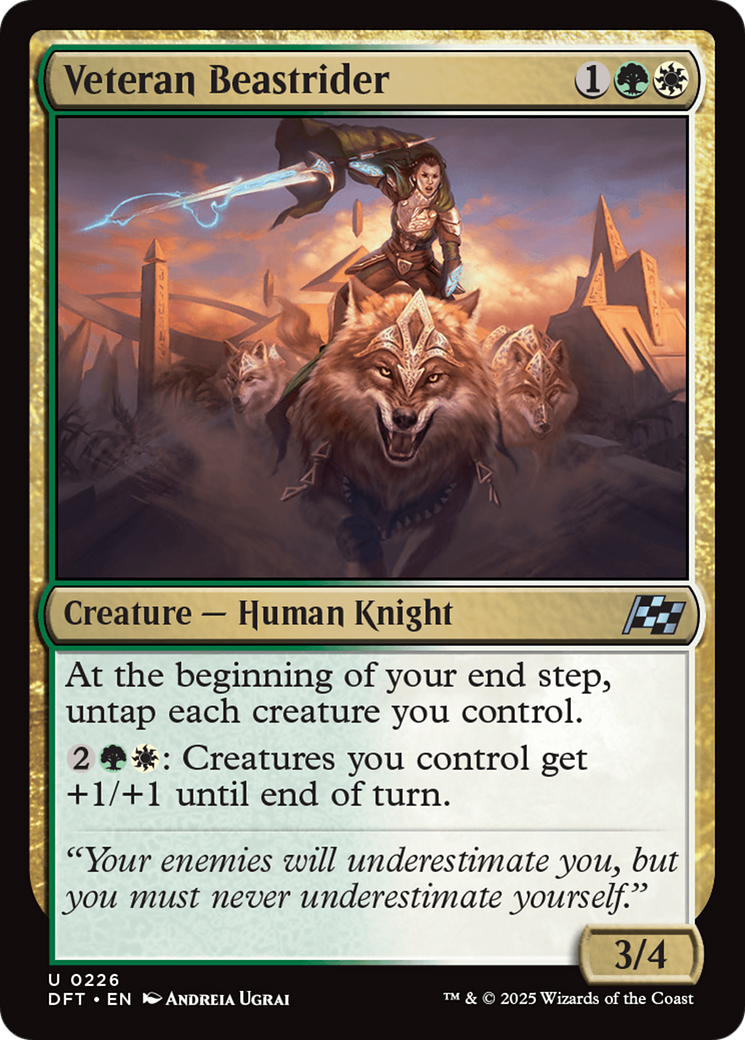 Cavalga-feras Veterana / Veteran Beastrider - Magic: The Gathering - MoxLand