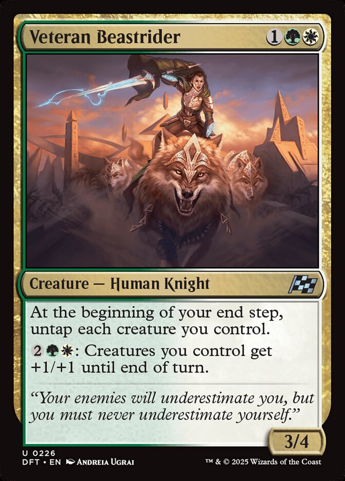 Cavalga-feras Veterana / Veteran Beastrider - Magic: The Gathering - MoxLand