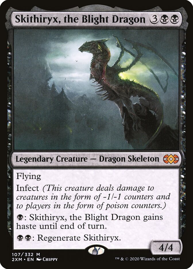 Skithiryx, o Dragão Assolador / Skithiryx, the Blight Dragon - Magic: The Gathering - MoxLand