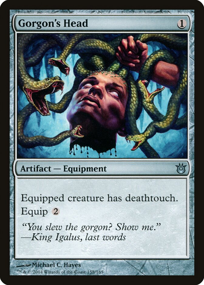 Cabeça da Górgona / Gorgon's Head - Magic: The Gathering - MoxLand