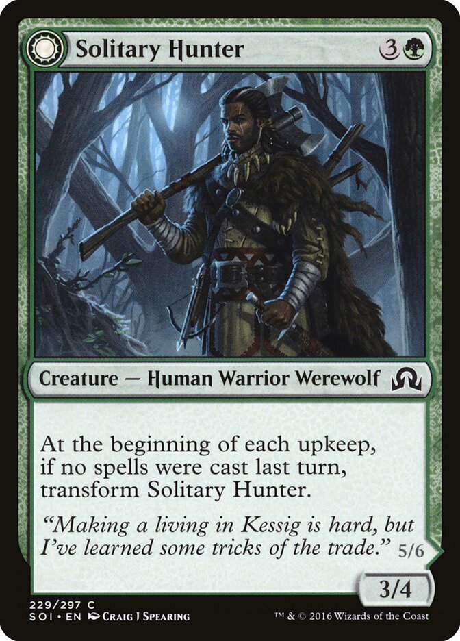 Caçador Solitário / Solitary Hunter - Magic: The Gathering - MoxLand