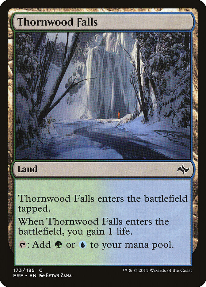 Cachoeira dos Espinhos / Thornwood Falls - Magic: The Gathering - MoxLand