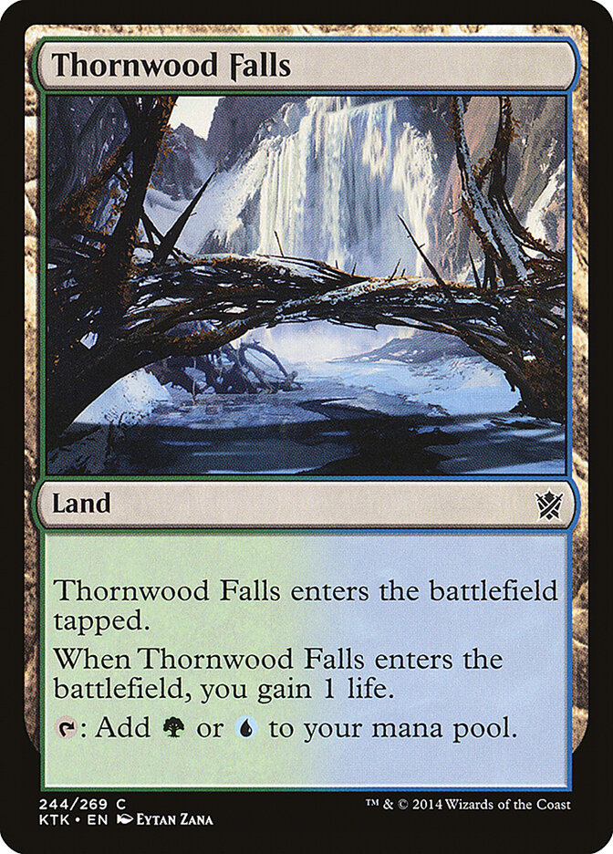 Cachoeira dos Espinhos / Thornwood Falls - Magic: The Gathering - MoxLand
