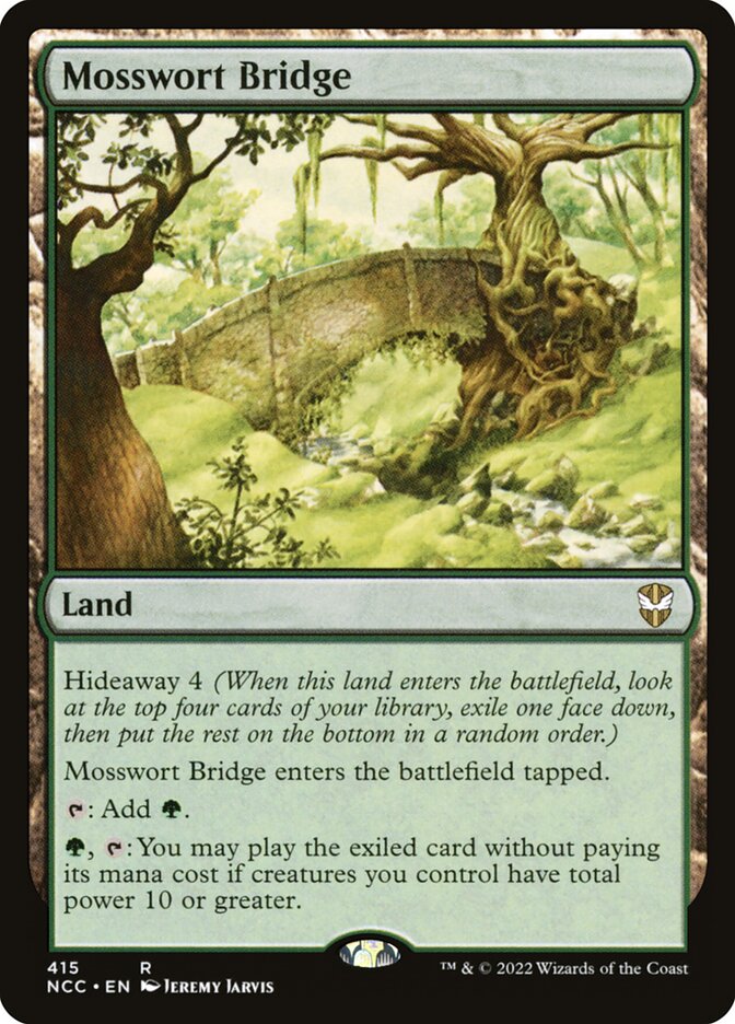 Ponte Musgomosto / Mosswort Bridge - Magic: The Gathering - MoxLand