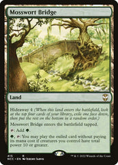 Ponte Musgomosto / Mosswort Bridge - Magic: The Gathering - MoxLand