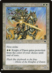 Cavaleiro do Alvorecer / Knight of Dawn - Magic: The Gathering - MoxLand