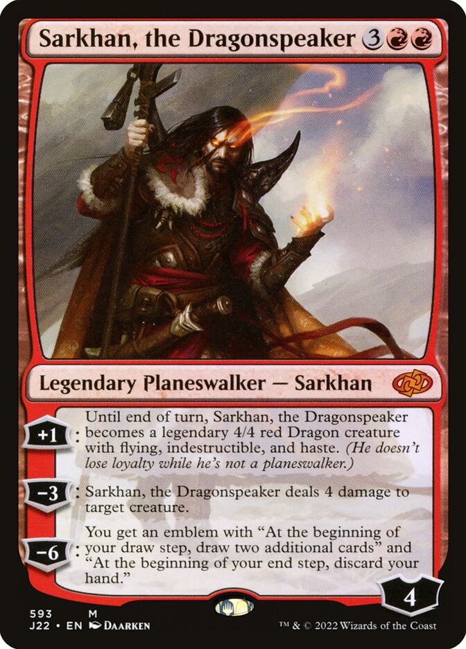 Sarkhan, Porta-voz dos Dragões / Sarkhan, the Dragonspeaker - Magic: The Gathering - MoxLand