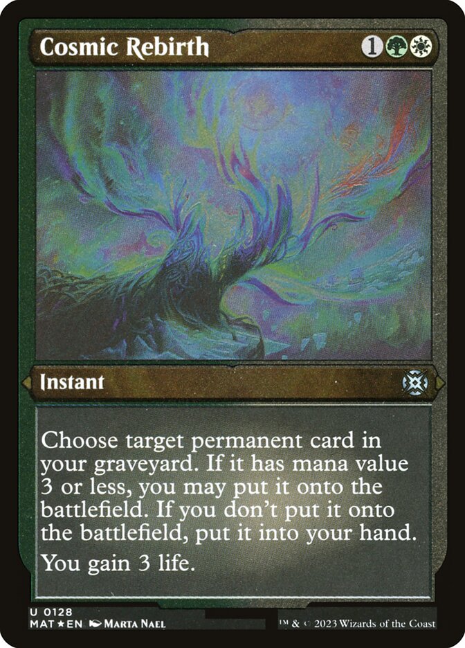 Renascimento Cósmico / Cosmic Rebirth - Magic: The Gathering - MoxLand