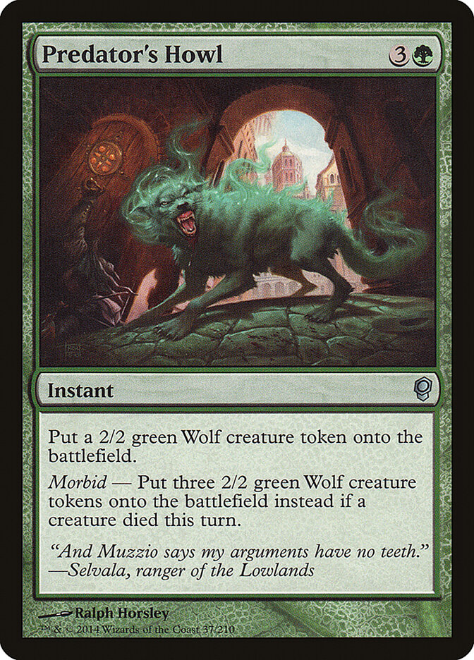 Predator's Howl - Magic: The Gathering - MoxLand