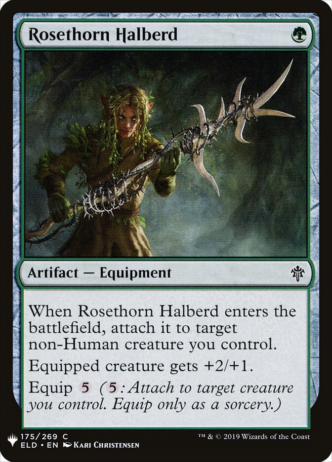 Alabarda Rosespina / Rosethorn Halberd - Magic: The Gathering - MoxLand