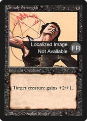 Força Profana / Unholy Strength - Magic: The Gathering - MoxLand