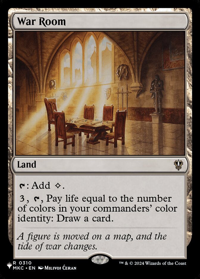 Salão de Guerra / War Room - Magic: The Gathering - MoxLand