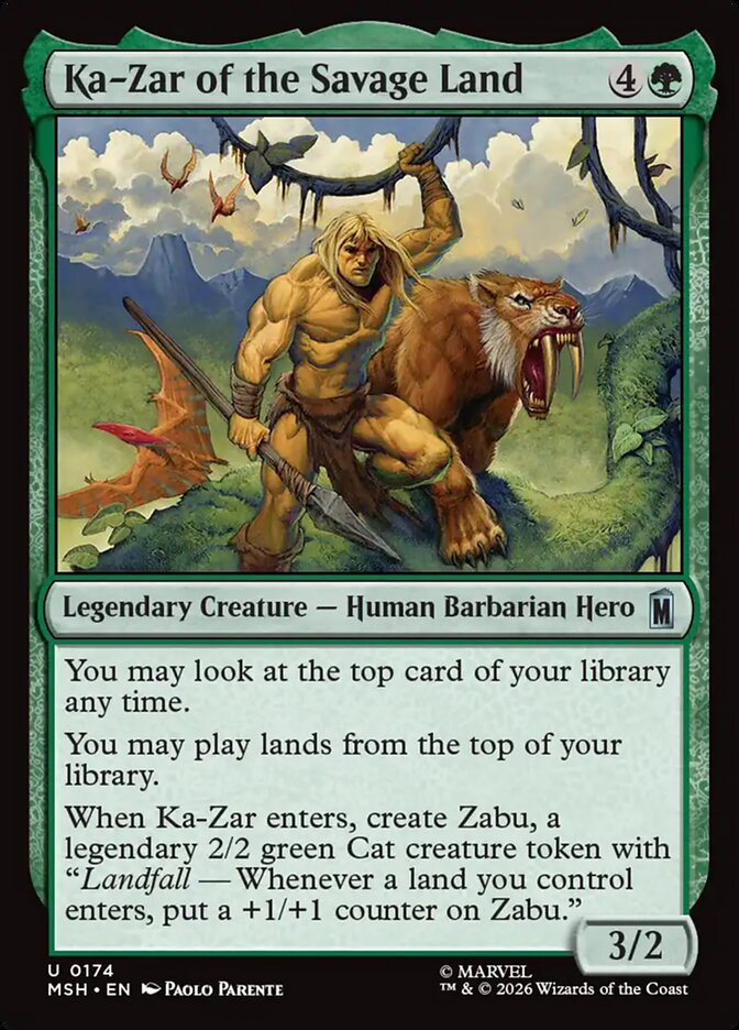Ka-Zar of the Savage Land - Magic: The Gathering - MoxLand