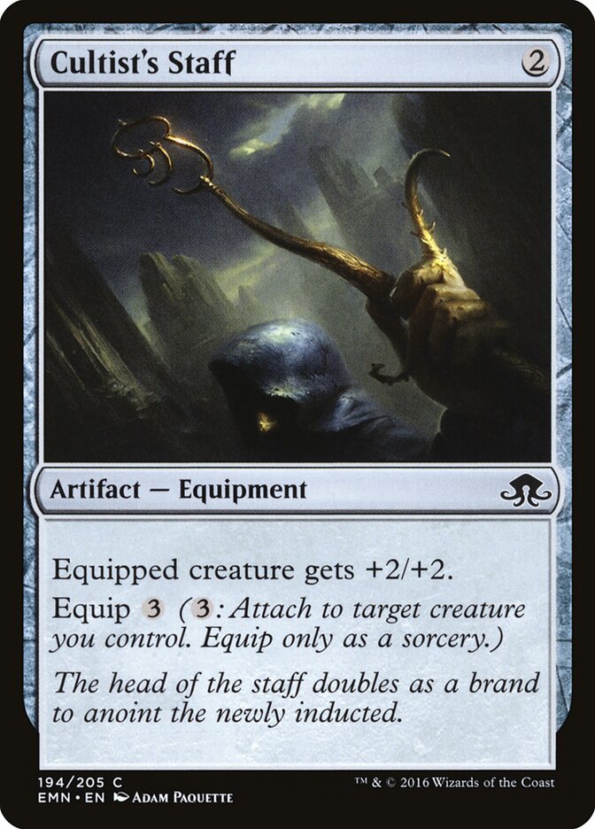Cajado do Cultista / Cultist's Staff - Magic: The Gathering - MoxLand