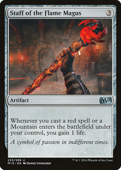Cajado do Magus da Chama / Staff of the Flame Magus - Magic: The Gathering - MoxLand
