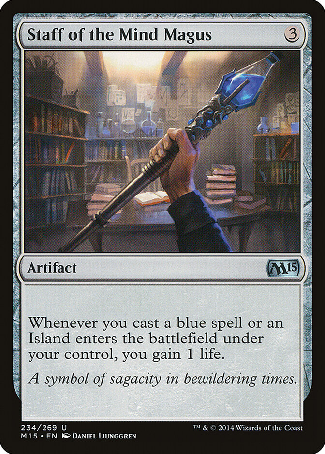 Cajado do Magus da Mente / Staff of the Mind Magus - Magic: The Gathering - MoxLand