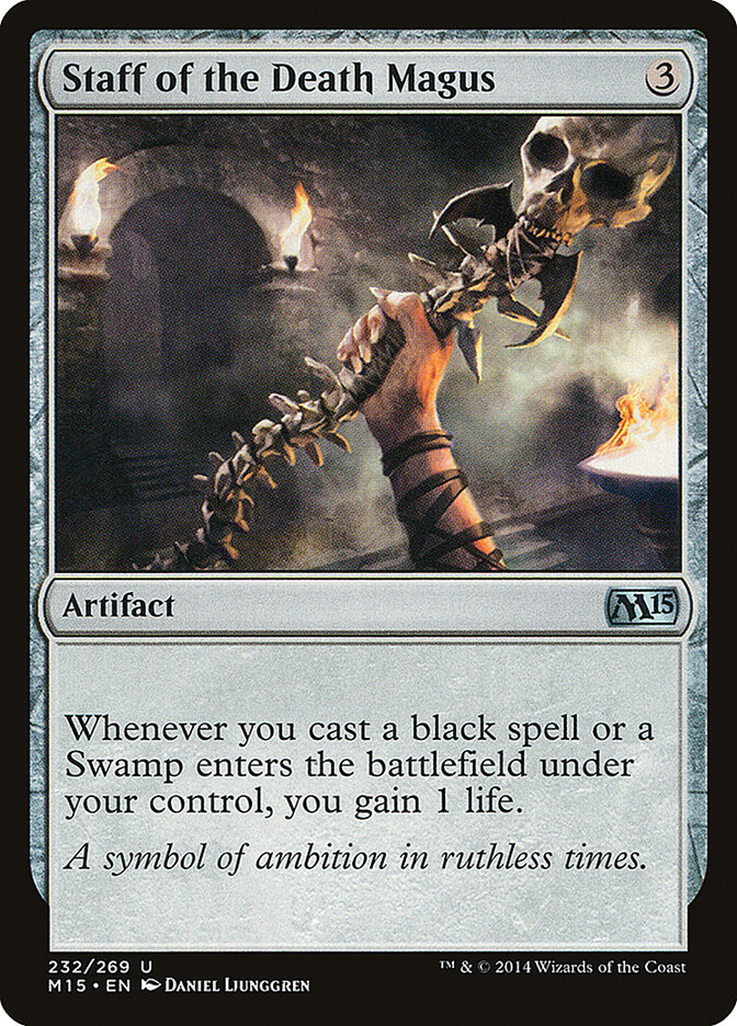Cajado do Magus da Morte / Staff of the Death Magus - Magic: The Gathering - MoxLand