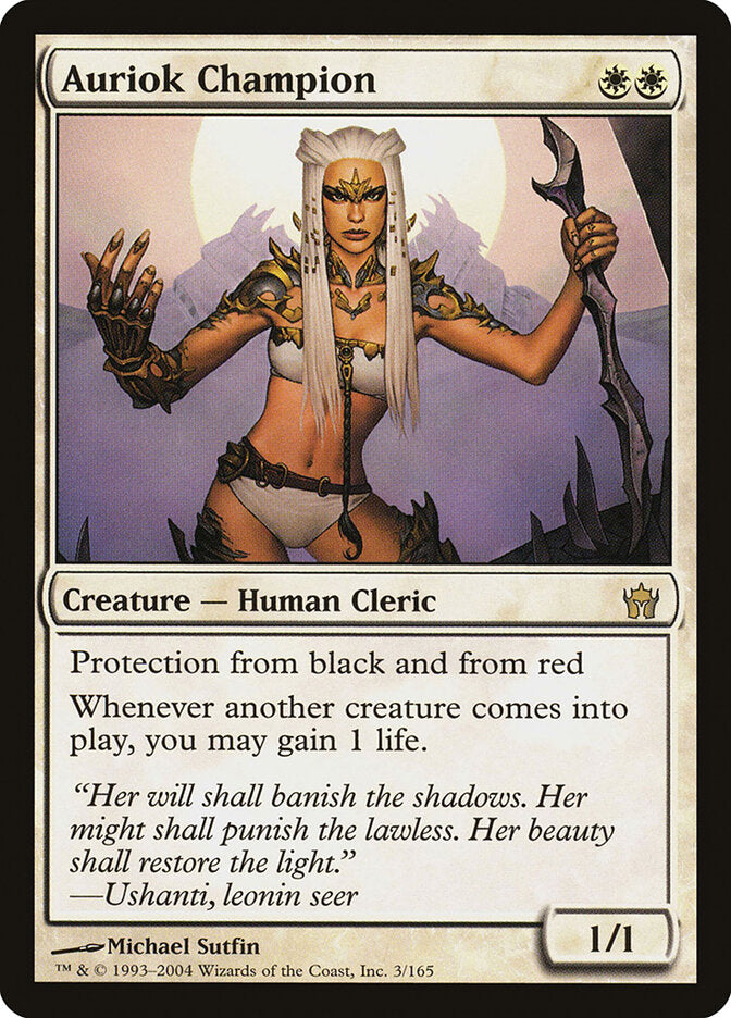 Campeã dos Aurioques / Auriok Champion - Magic: The Gathering - MoxLand