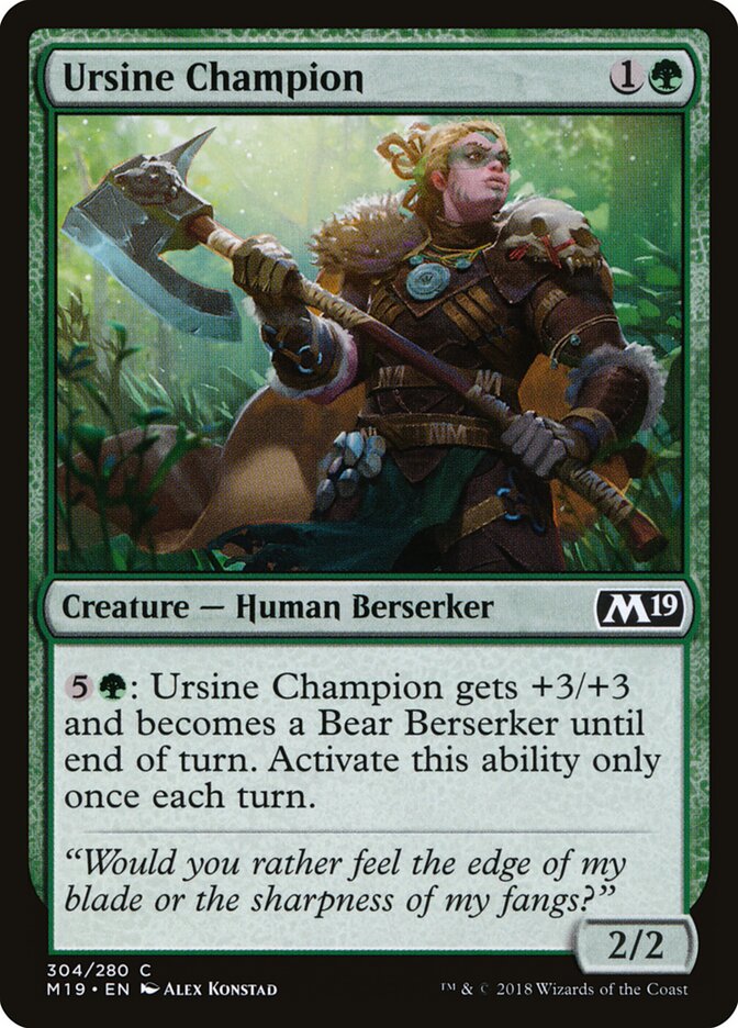 Campeã Ursina / Ursine Champion