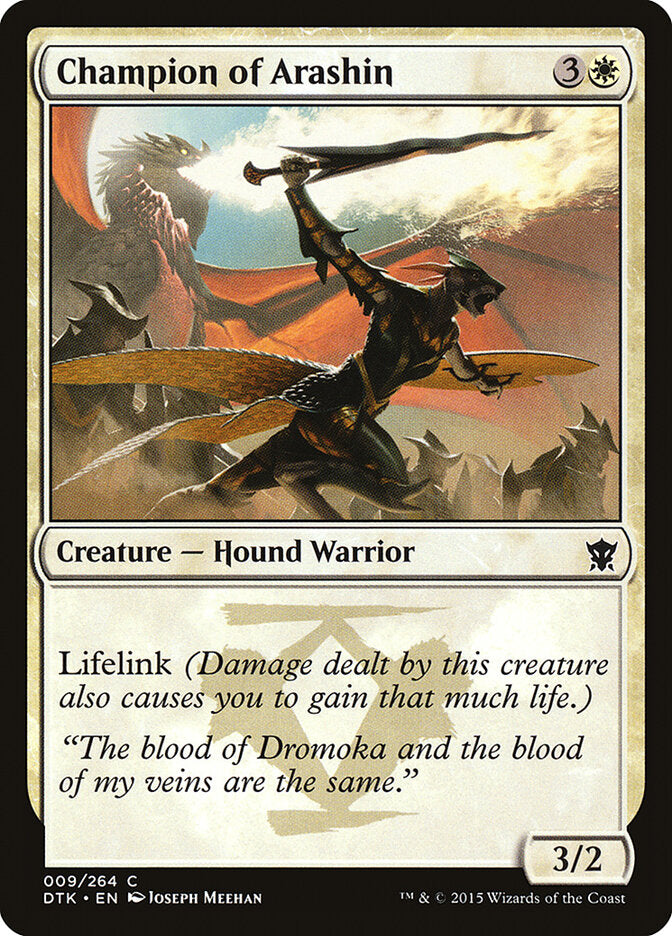 Campeão de Arashin / Champion of Arashin - Magic: The Gathering - MoxLand