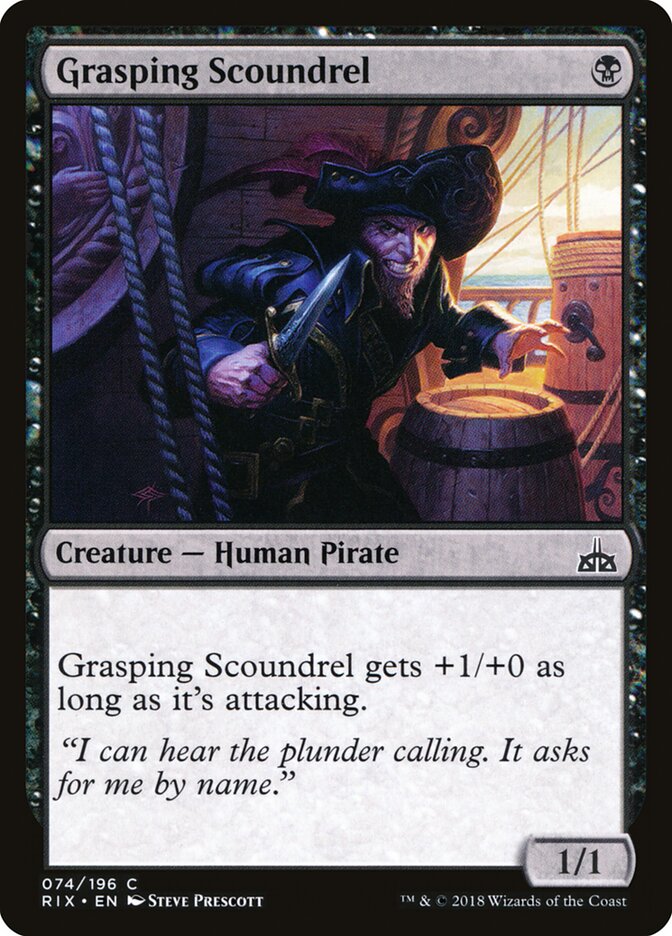 Canalha Ganancioso / Grasping Scoundrel - Magic: The Gathering - MoxLand