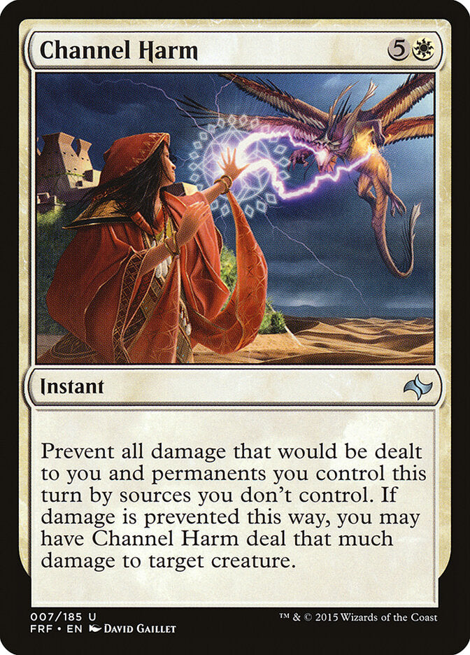 Canalizar Dano / Channel Harm - Magic: The Gathering - MoxLand