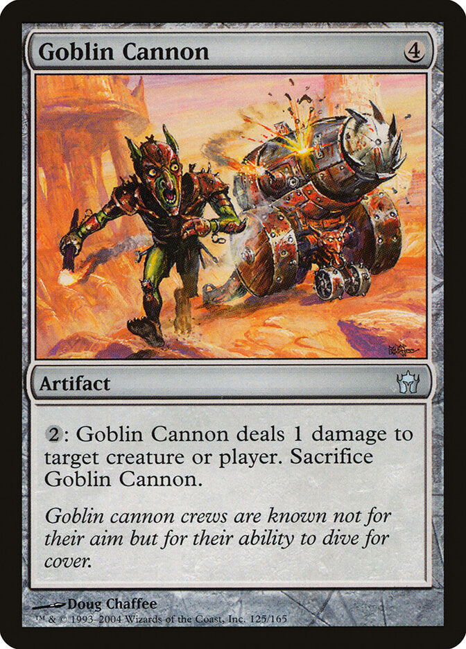 Canhão dos Goblins / Goblin Cannon - Magic: The Gathering - MoxLand