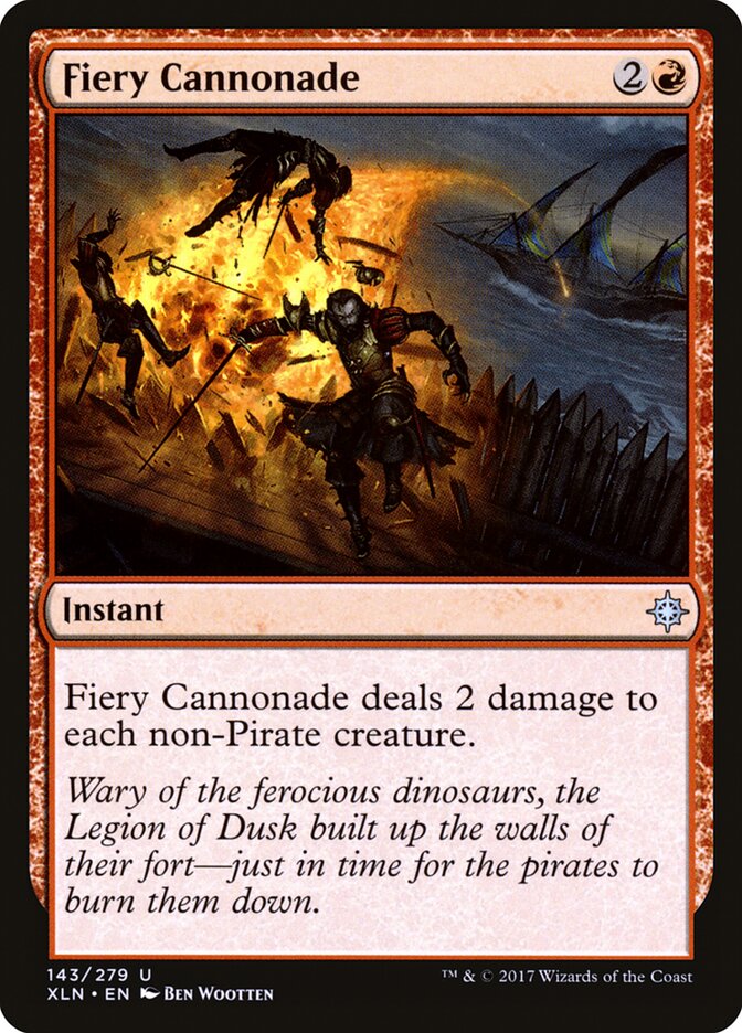 Canhonada Ardente / Fiery Cannonade - Magic: The Gathering - MoxLand