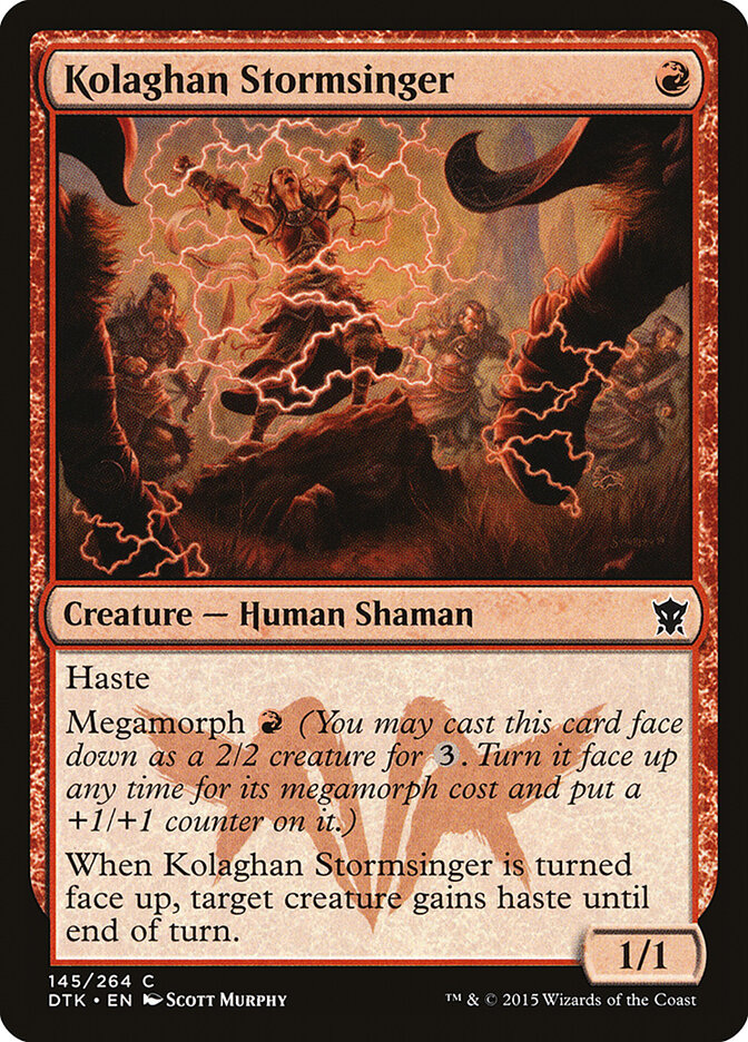 Canta-tempestade de Kolaghan / Kolaghan Stormsinger - Magic: The Gathering - MoxLand