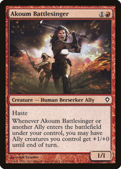 Cantor de Batalha de Akoum / Akoum Battlesinger - Magic: The Gathering - MoxLand