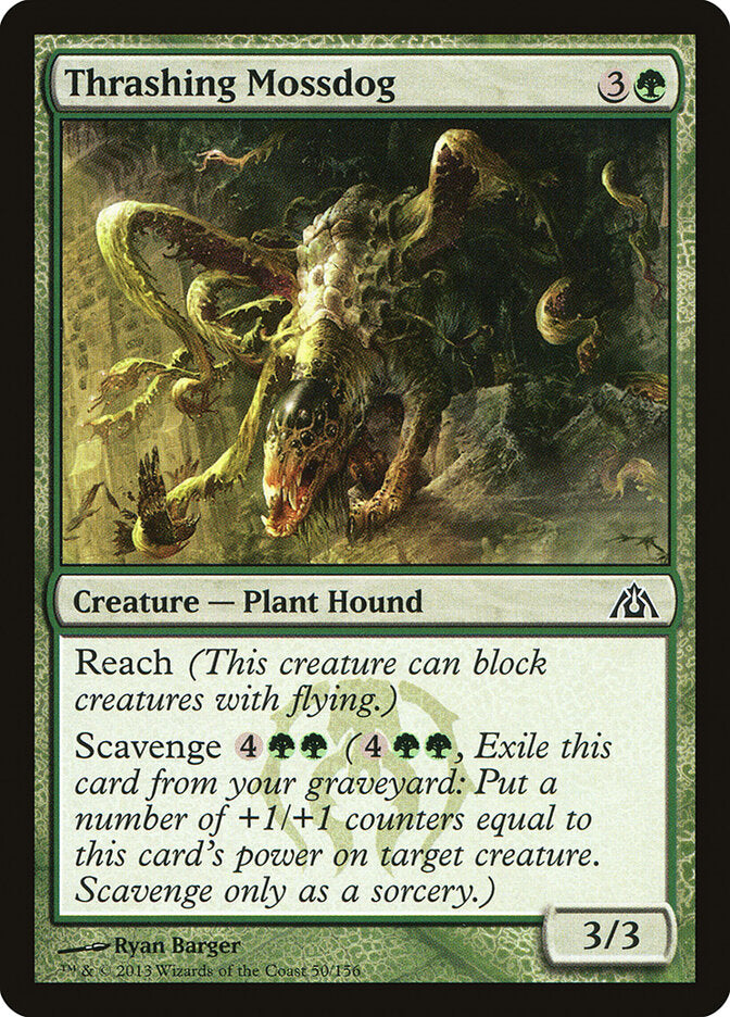 Cão Musgoso Surrador / Thrashing Mossdog - Magic: The Gathering - MoxLand