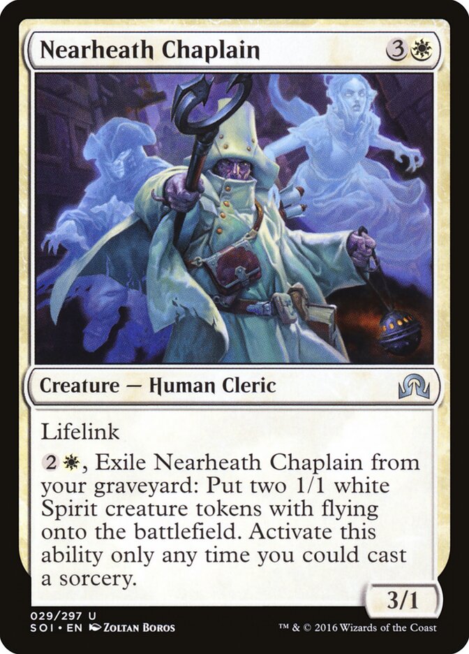 Capelão de Mata Vizinha / Nearheath Chaplain - Magic: The Gathering - MoxLand