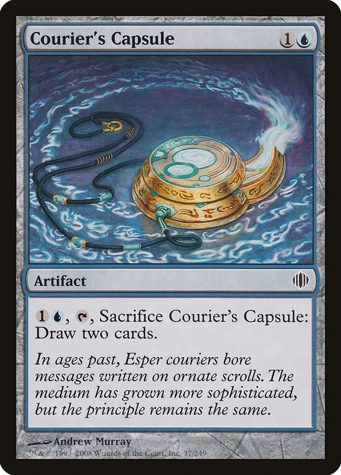 Cápsula do Mensageiro / Courier's Capsule - Magic: The Gathering - MoxLand