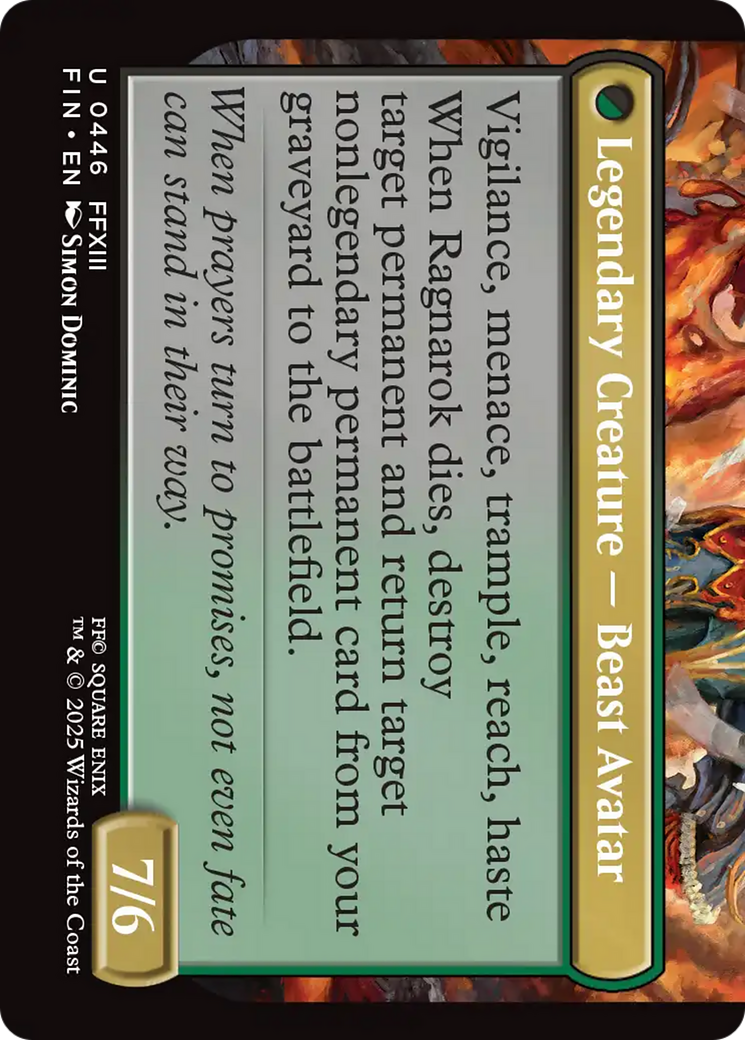 Fang, l’Cie Destemida / Fang, Fearless l'Cie - Magic: The Gathering - MoxLand