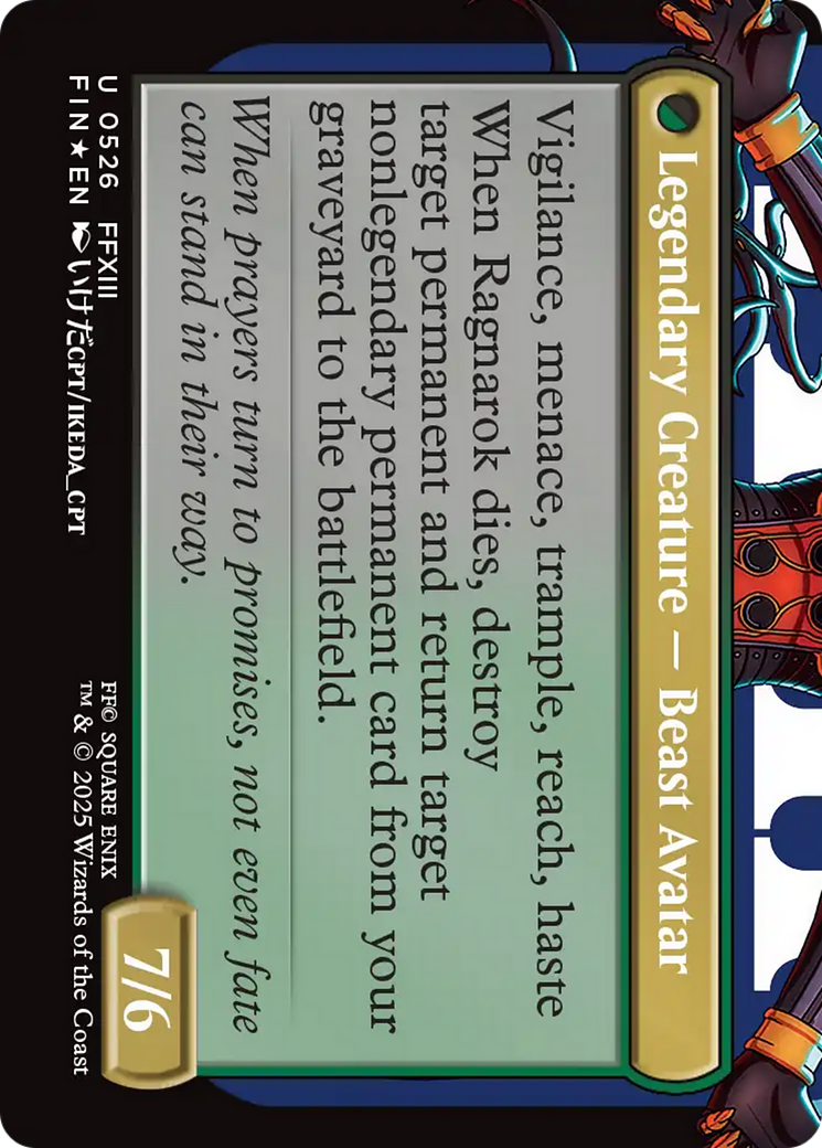 Fang, l’Cie Destemida / Fang, Fearless l'Cie - Magic: The Gathering - MoxLand