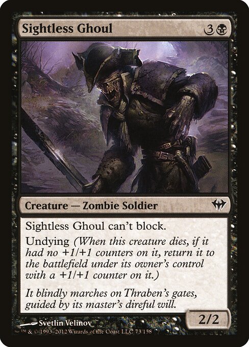 Carniçal Cego / Sightless Ghoul - Magic: The Gathering - MoxLand