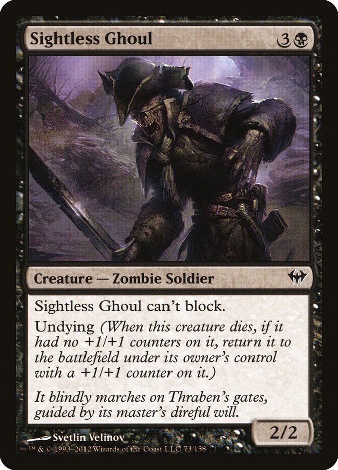 Carniçal Cego / Sightless Ghoul - Magic: The Gathering - MoxLand