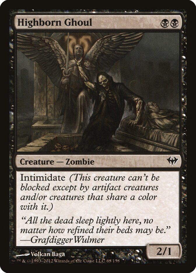 Carniçal Fidalgo / Highborn Ghoul - Magic: The Gathering - MoxLand