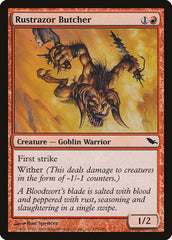Carniceiro da Lâmina Enferrujada / Rustrazor Butcher - Magic: The Gathering - MoxLand