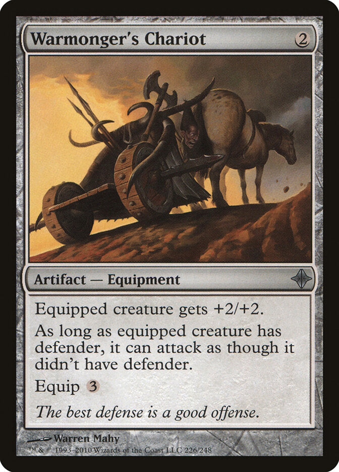 Carruagem do Belicista / Warmonger's Chariot - Magic: The Gathering - MoxLand