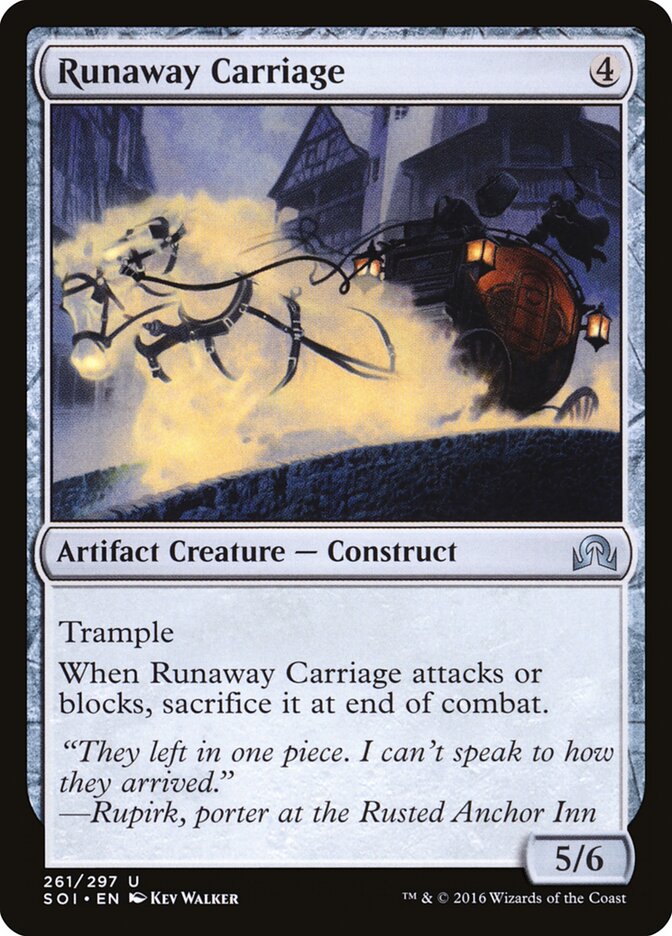 Carruagem em Fuga / Runaway Carriage - Magic: The Gathering - MoxLand