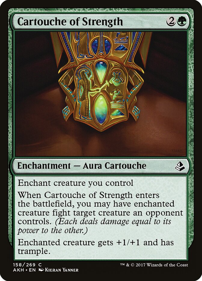 Cártula da Força / Cartouche of Strength - Magic: The Gathering - MoxLand
