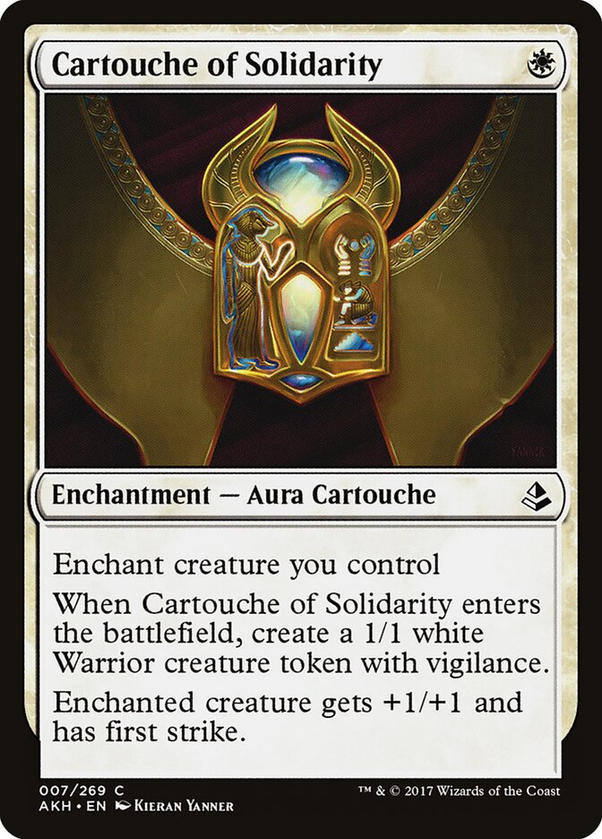 Cártula da Solidariedade / Cartouche of Solidarity - Magic: The Gathering - MoxLand