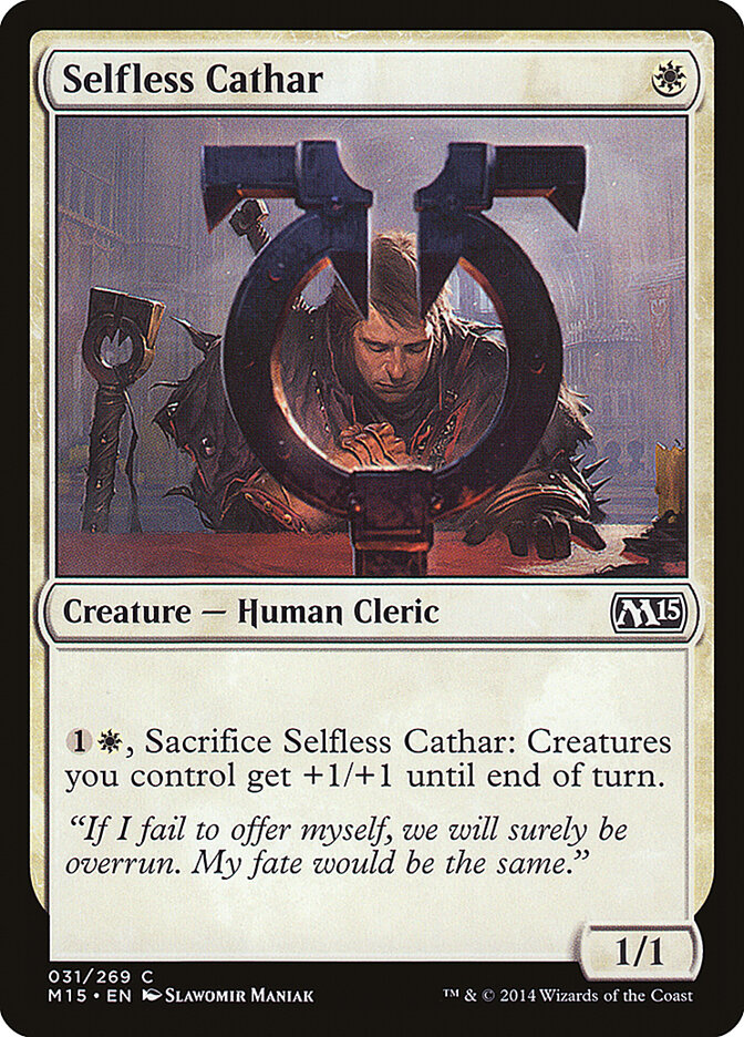 Cátaro Altruísta / Selfless Cathar - Magic: The Gathering - MoxLand